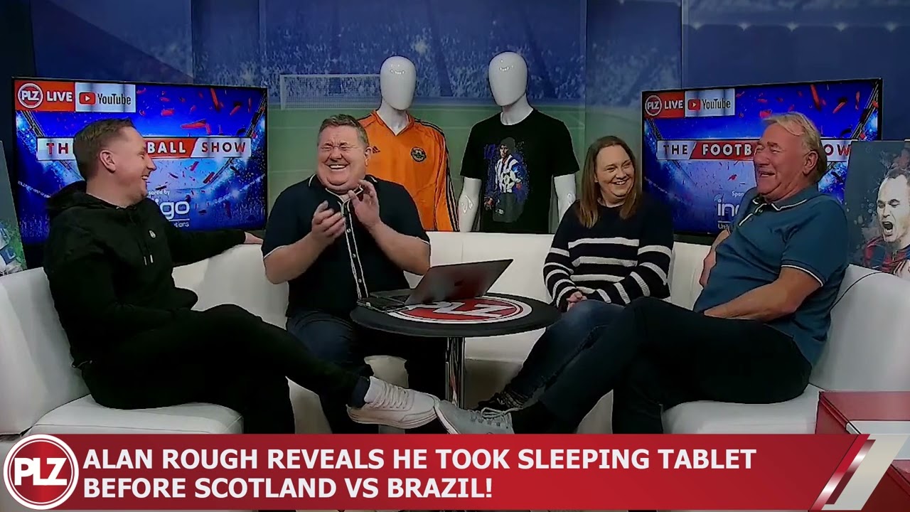 😂 Roughie reveals he accidentally took sleeping tablet before Scotland vs Brazil!