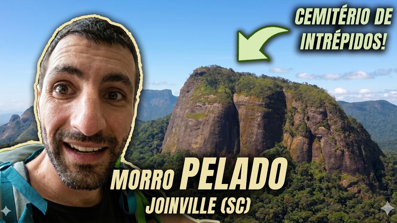 Como é a DIFÍCIL subida do MORRO PELADO, em Joinville (SC)? Cuidado com as cordas - e os carrapatos!