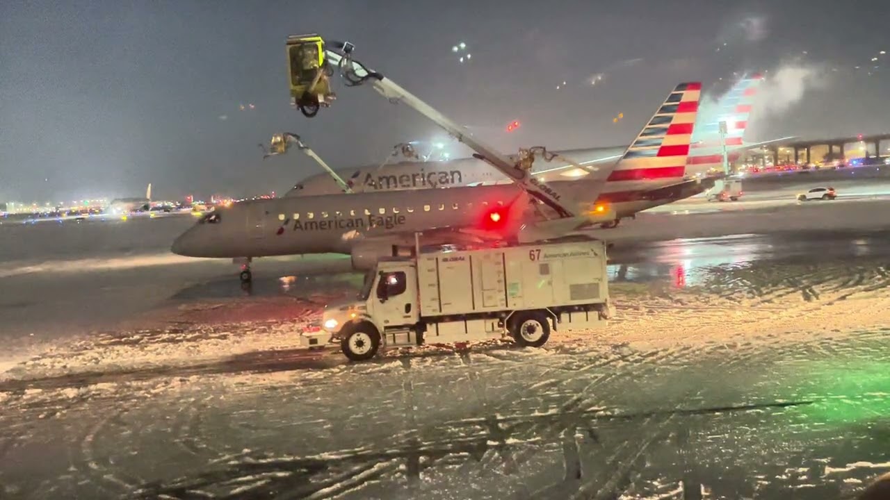 Airport  services #airport #snow #aircraftrepair 