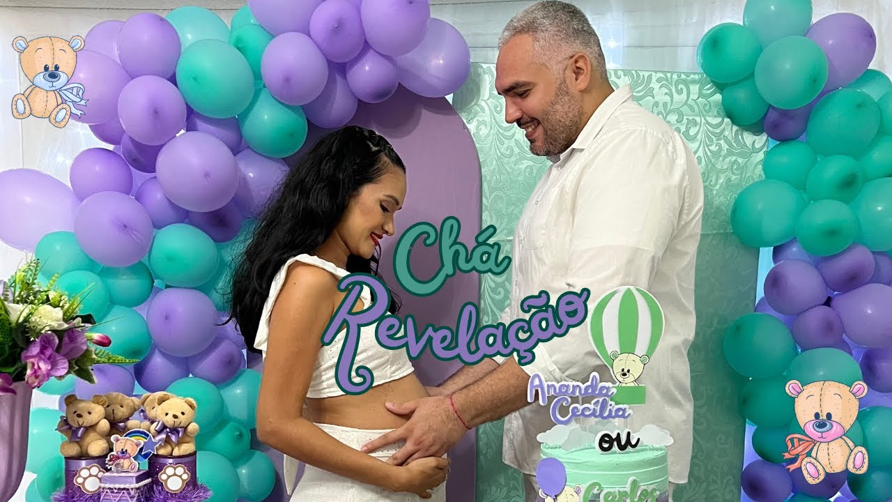 CHÁ REVELAÇÃO COM MÚSICA | MUITAAAA EMOÇÃOOOO❤️ ( SARAH e BRENO )