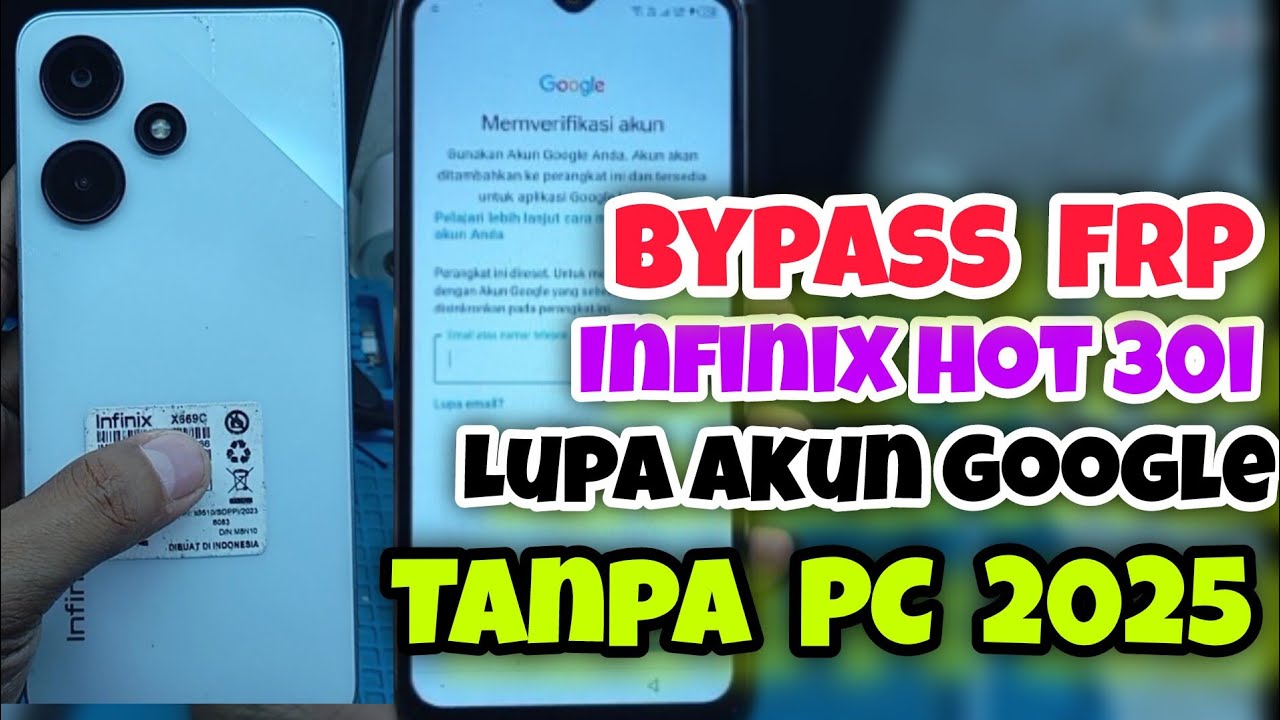 INFINIX HOT 30i LUPA AKUN GOOGLE || BYPASS FRP INFINIX HOT 30I TANPA PC NEW SECURITY
