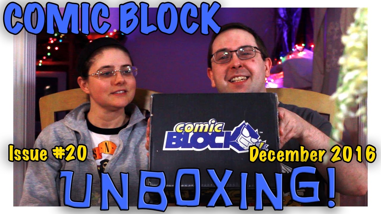 UNBOXING! Comic Block December 2016 - Issue #20 - #WonderWoman, #Deadpool, DC Bombshells