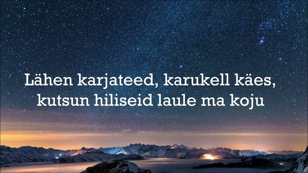 Oma laulu ei leia ma üles - Metsatöll (Lyrics)