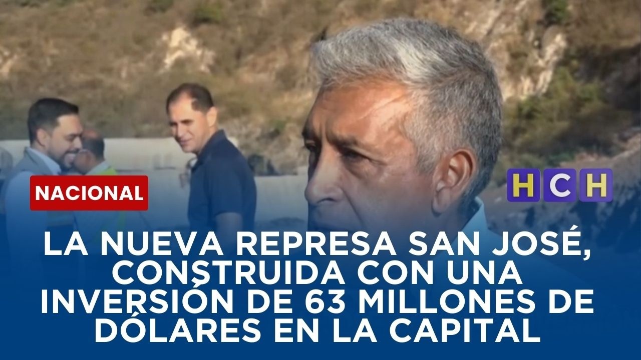 La nueva represa San José, construida con una inversión de 63 millones de dólares en la capital