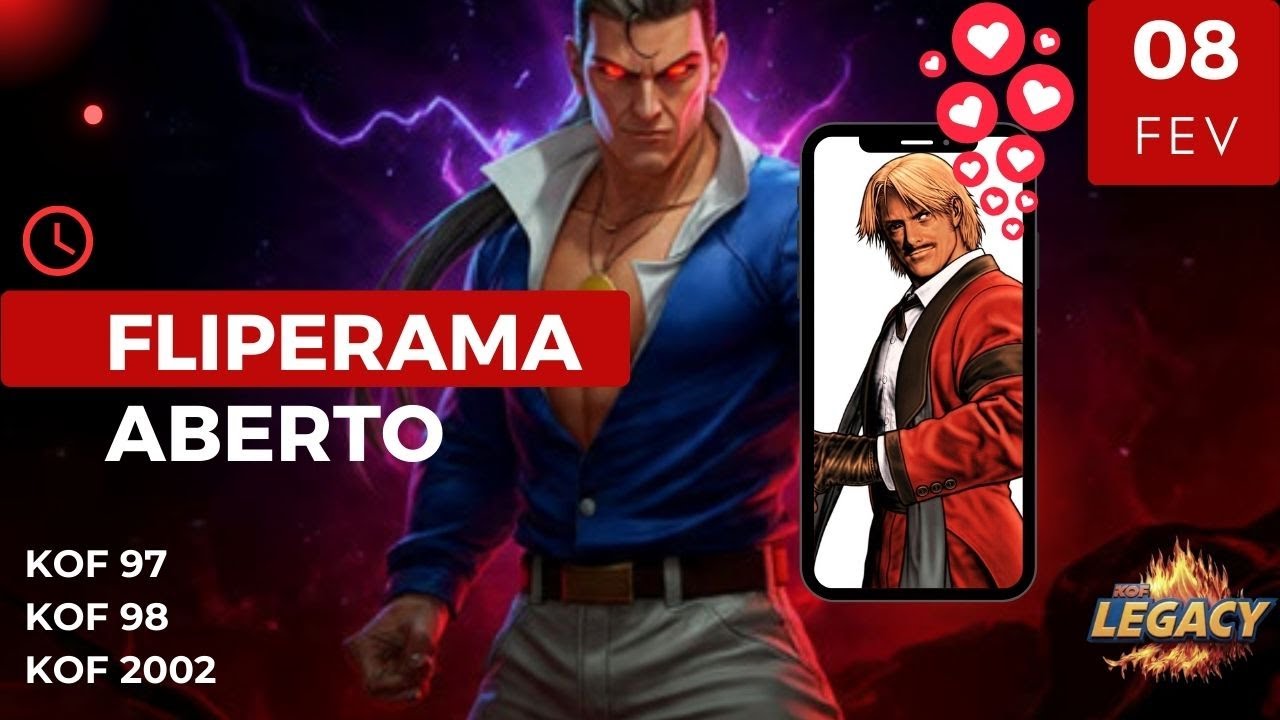 THE KING OF FIGHTERS '97 - O CLÁSSICO ESTÁ ON! 🥊#kof97#Retro#AoVivo#arcade