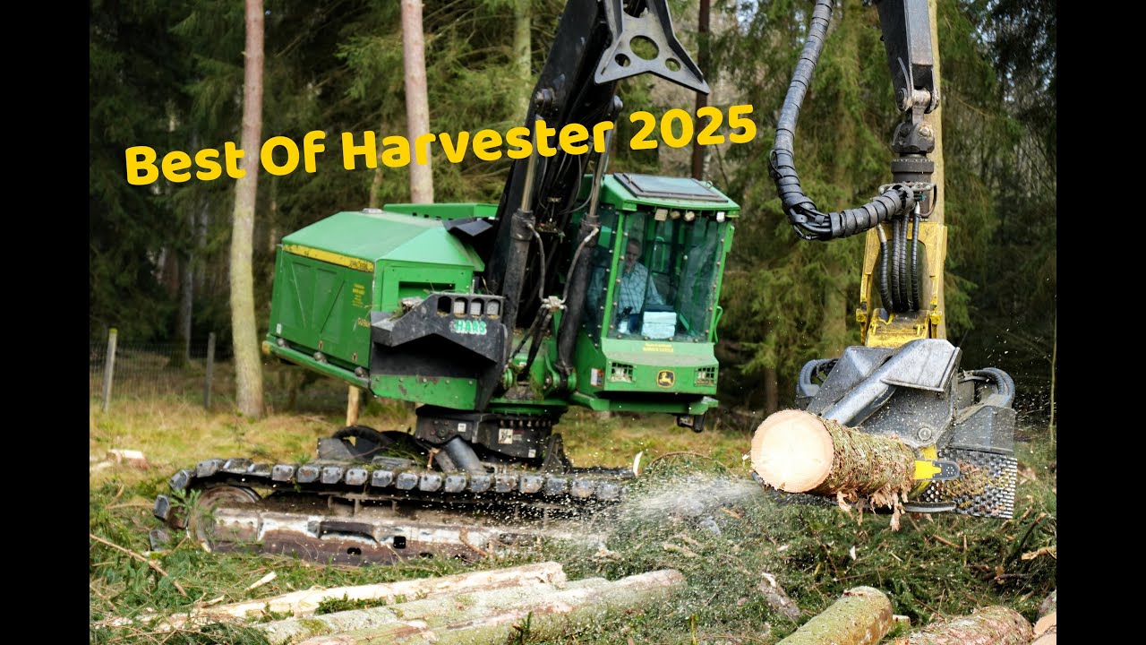 🌲BEST OF 2025 *HARVESTER* &bull; by Forestmachine Impressions &bull; HarvesterAction &bull; Loggingmachines🌲