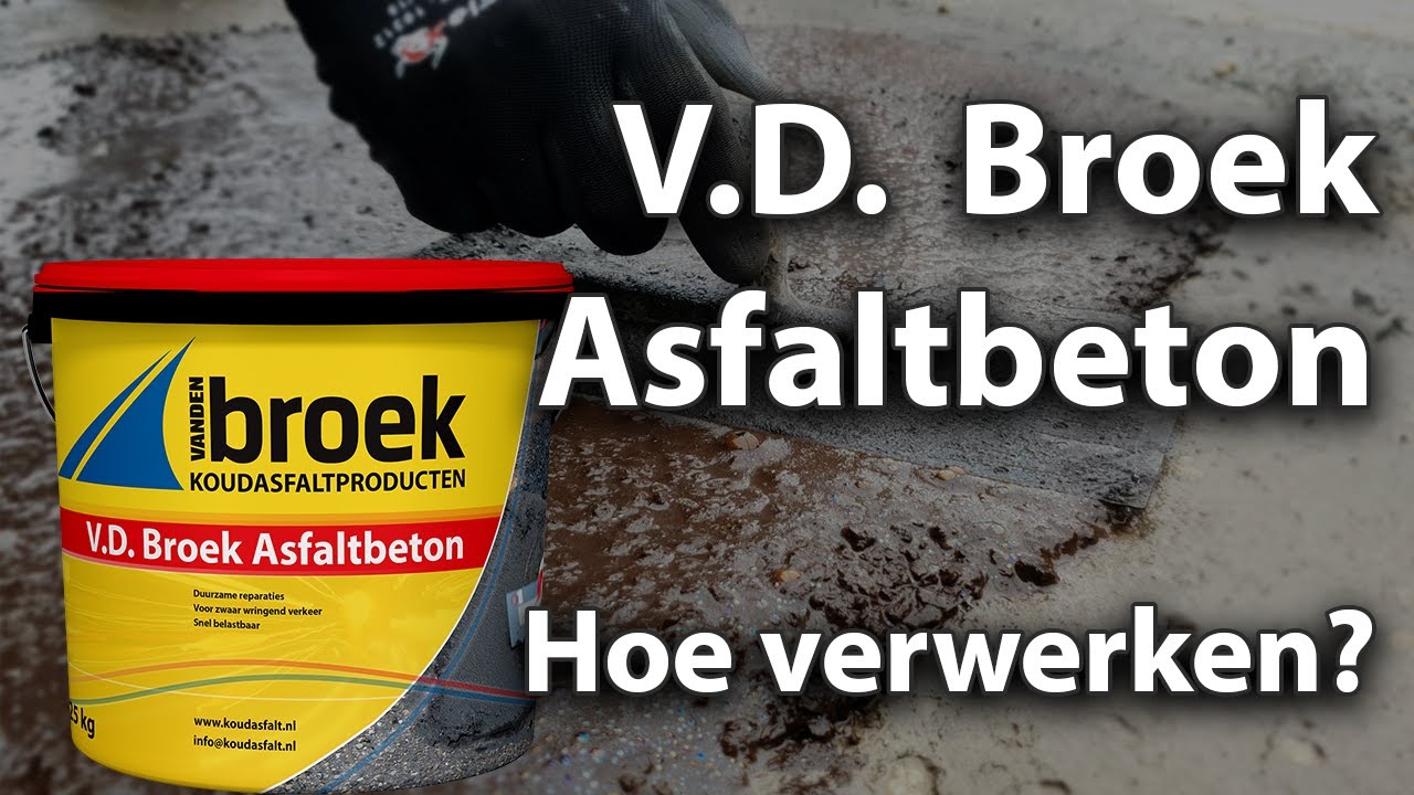V.D. Broek Asfaltbeton verwerken - Koudasfalt.nl