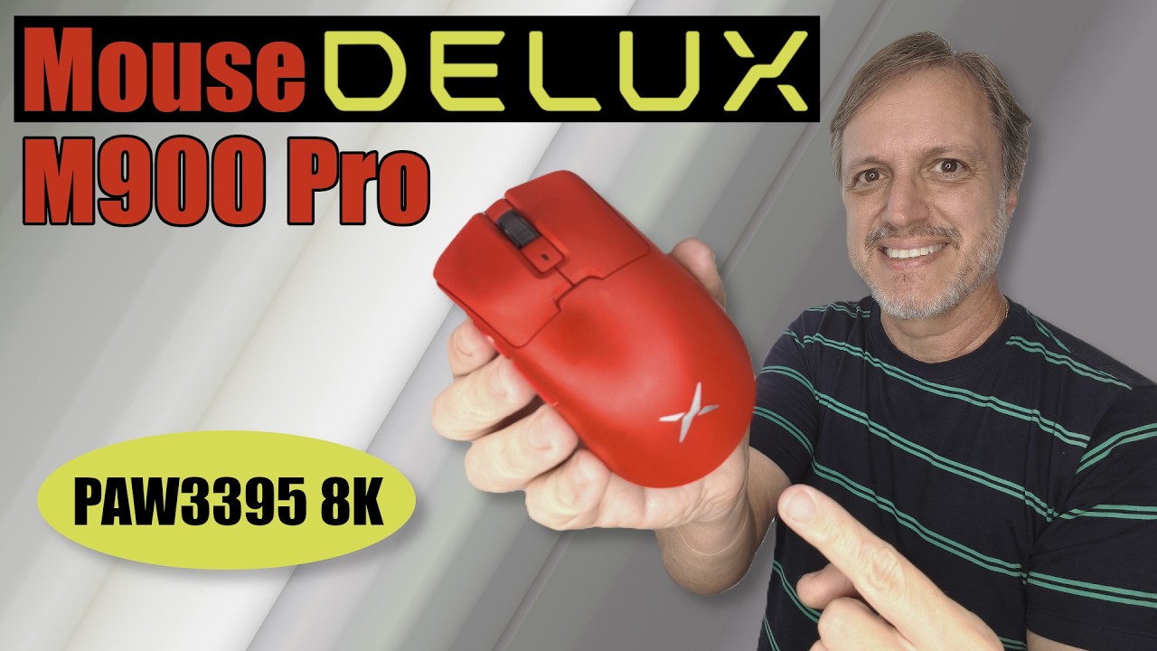 Mouse Delux M900 Pro | Unboxing e Teste Completo