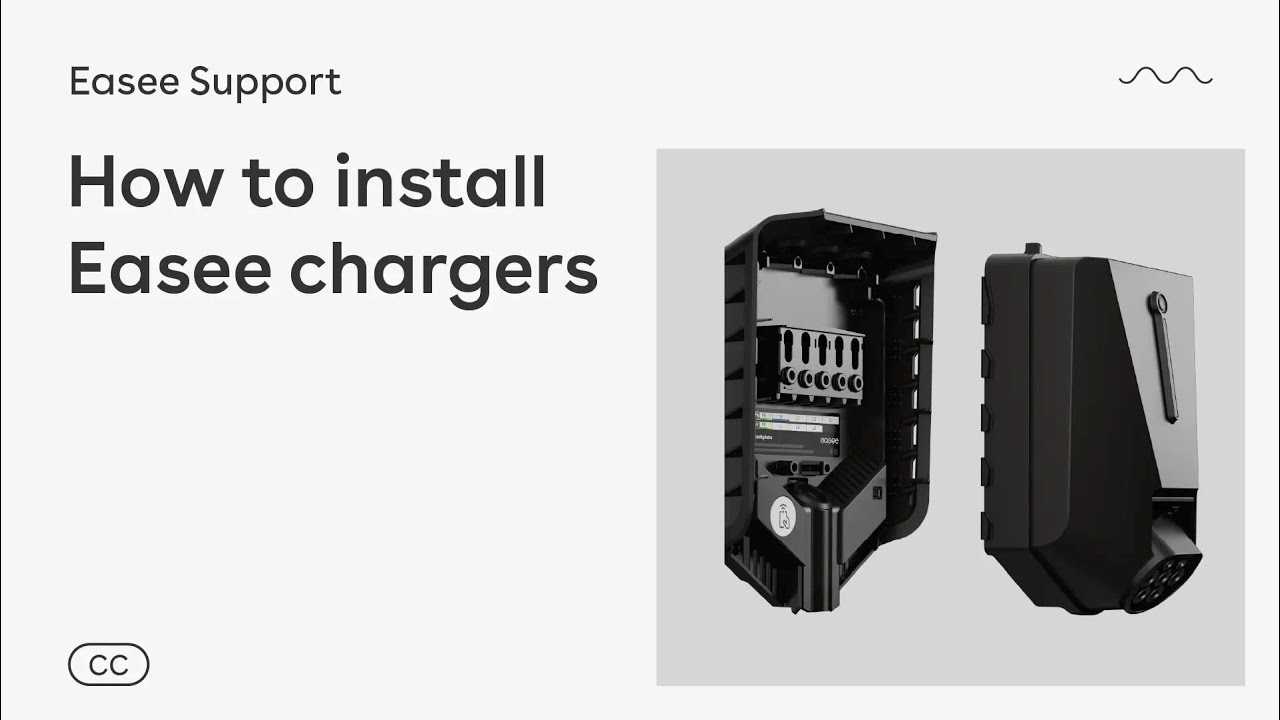 How to install Easee Chargers (Subtitles available)