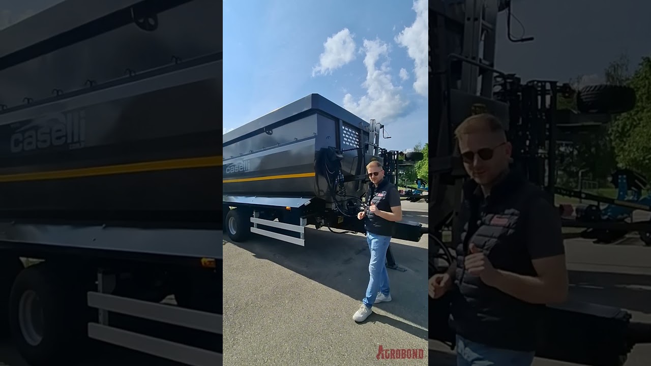 Puspriekabė Caselli monolitinė 20m³