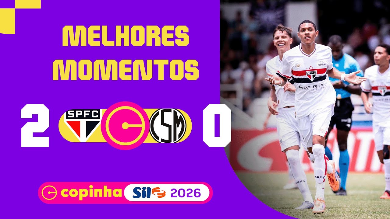 SÃO PAULO-SP 2X0 MARUINENSE-SE | MELHORES MOMENTOS | 1ª RODADA | COPINHA SIL 2026