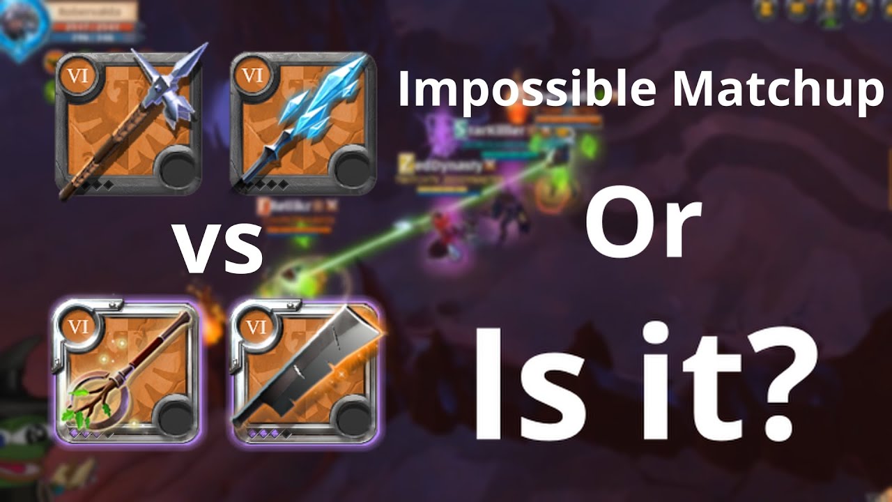 Finding Counter Comp at High Infamy...it was rough | Albion Online 2v2 Lethal Hellgates