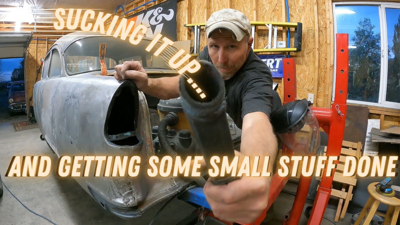 1955 Chevy Frame Off Restoration, Cleaning up the Body and Prepping for Primer