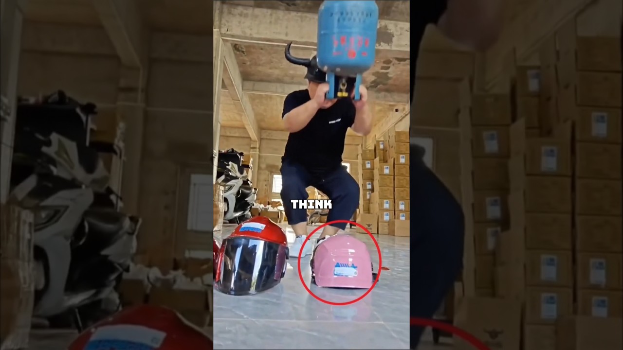 A Cracked Helmet Might Save Your Life 🤔