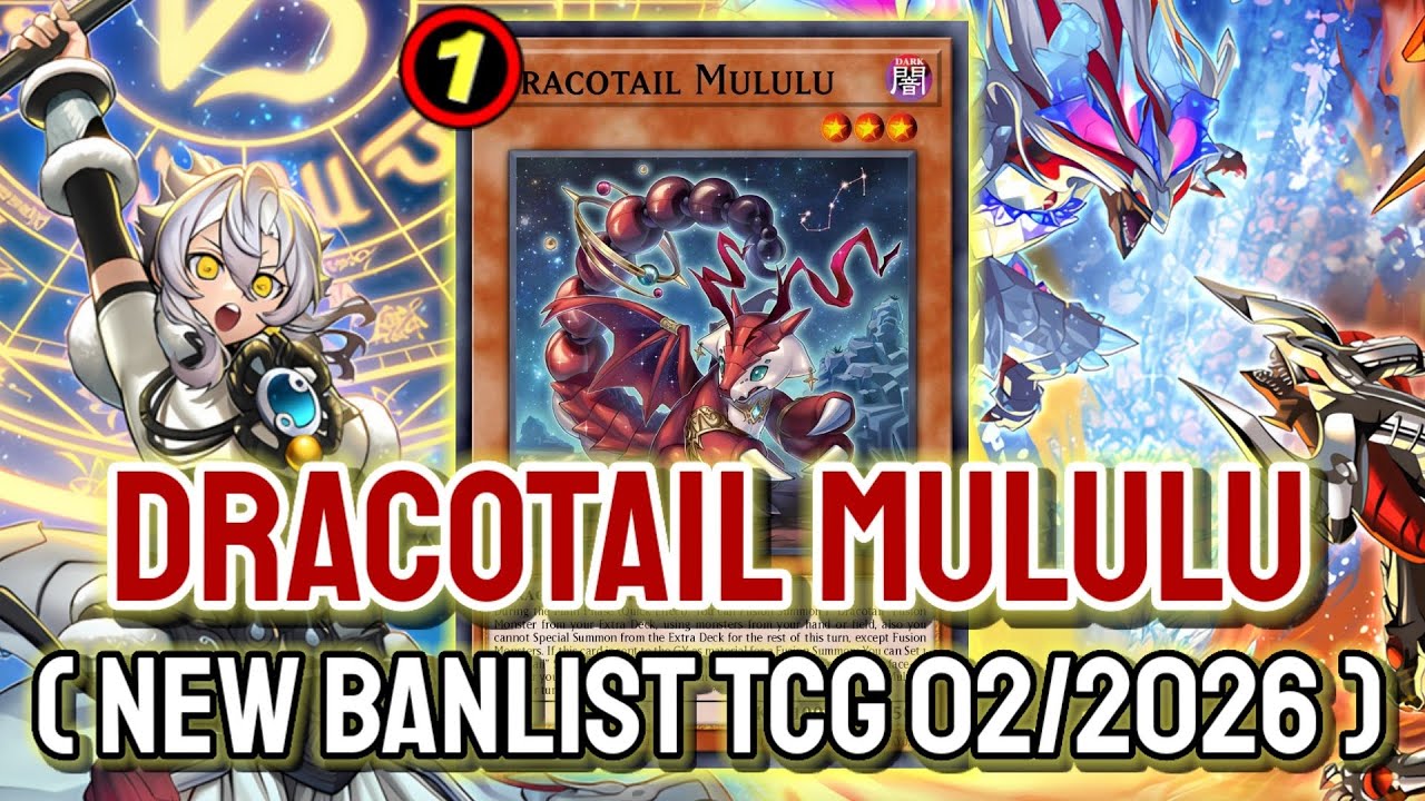 Dracotail Mululu Limited !!🐲 YGOPRO - Branded Dracotail Feb.2026 | New Banlist TCG 02/2026