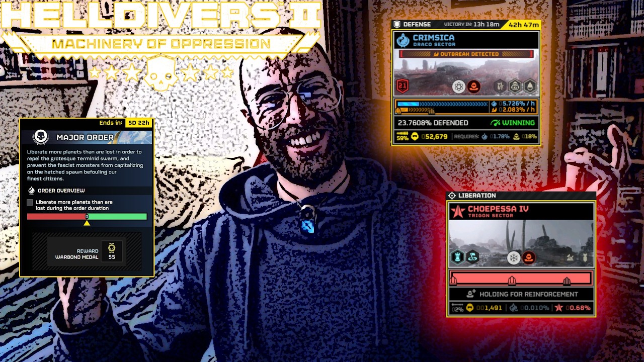 🔥HELLDIVERS 2🔥K STA PER CADERE!😱NON POSSIAMO SOLO DIFENDERE!💪DOBBIAMO ATTACCARE E LIBERARE PIANETI!💪