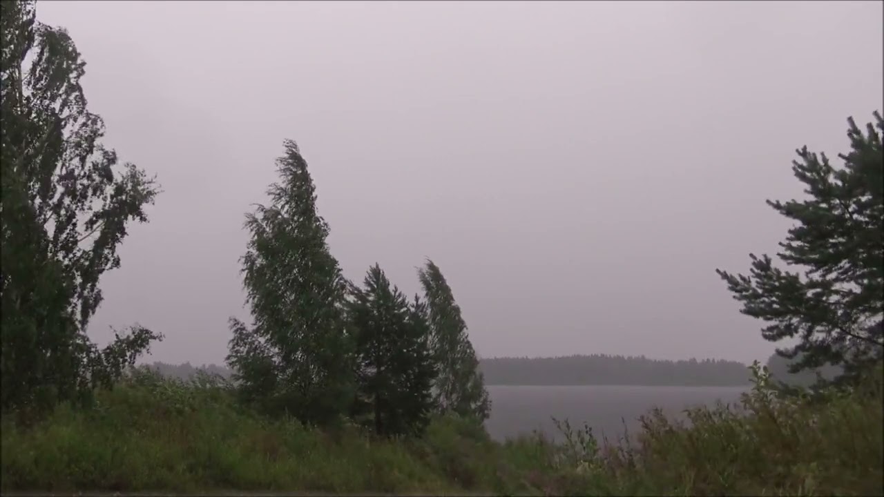 Ukkosmyrsky raivosi hetken 5. 8. 2025  Kajaanissa