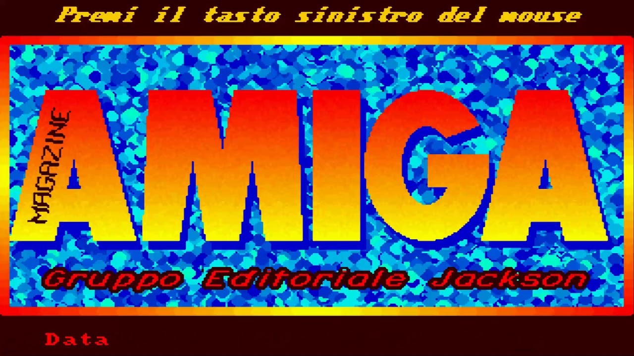 AMIGA INTRO FROM AMIGA ONLINE MAGAZINE 12 DMS , SEE  