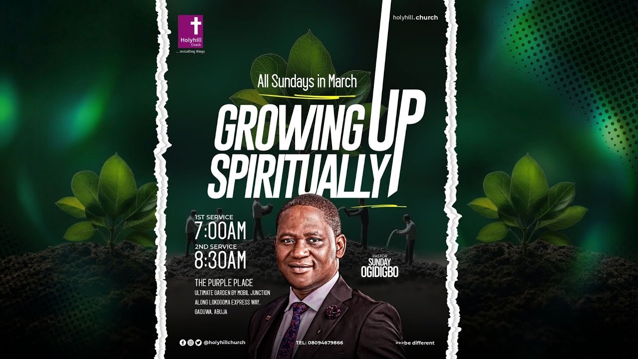 GROWING UP SPIRITUALLY (2) WITH PASTOR SUNDAY OGIDIGBO | SECOND SERVICE | 8TH MATCH 2026