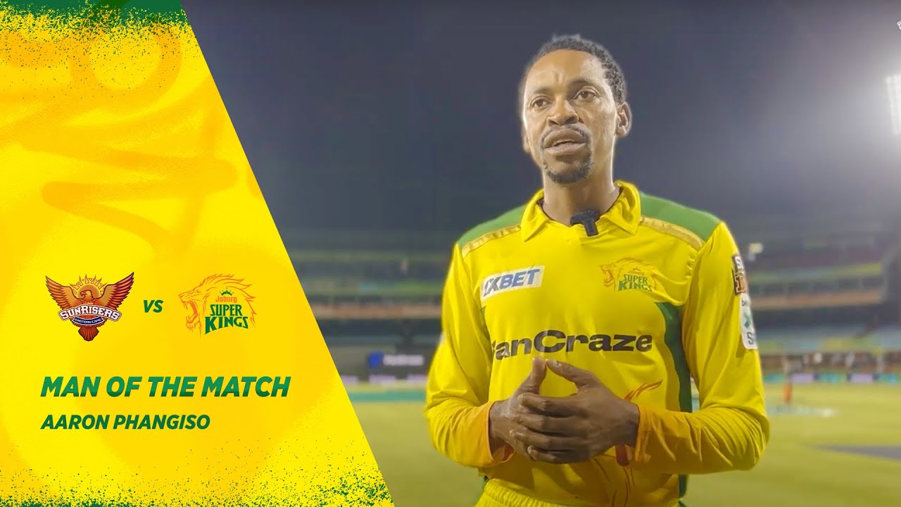 Aaron Phangiso reflects on his Man of the Match Performance - #WhistleForJoburg