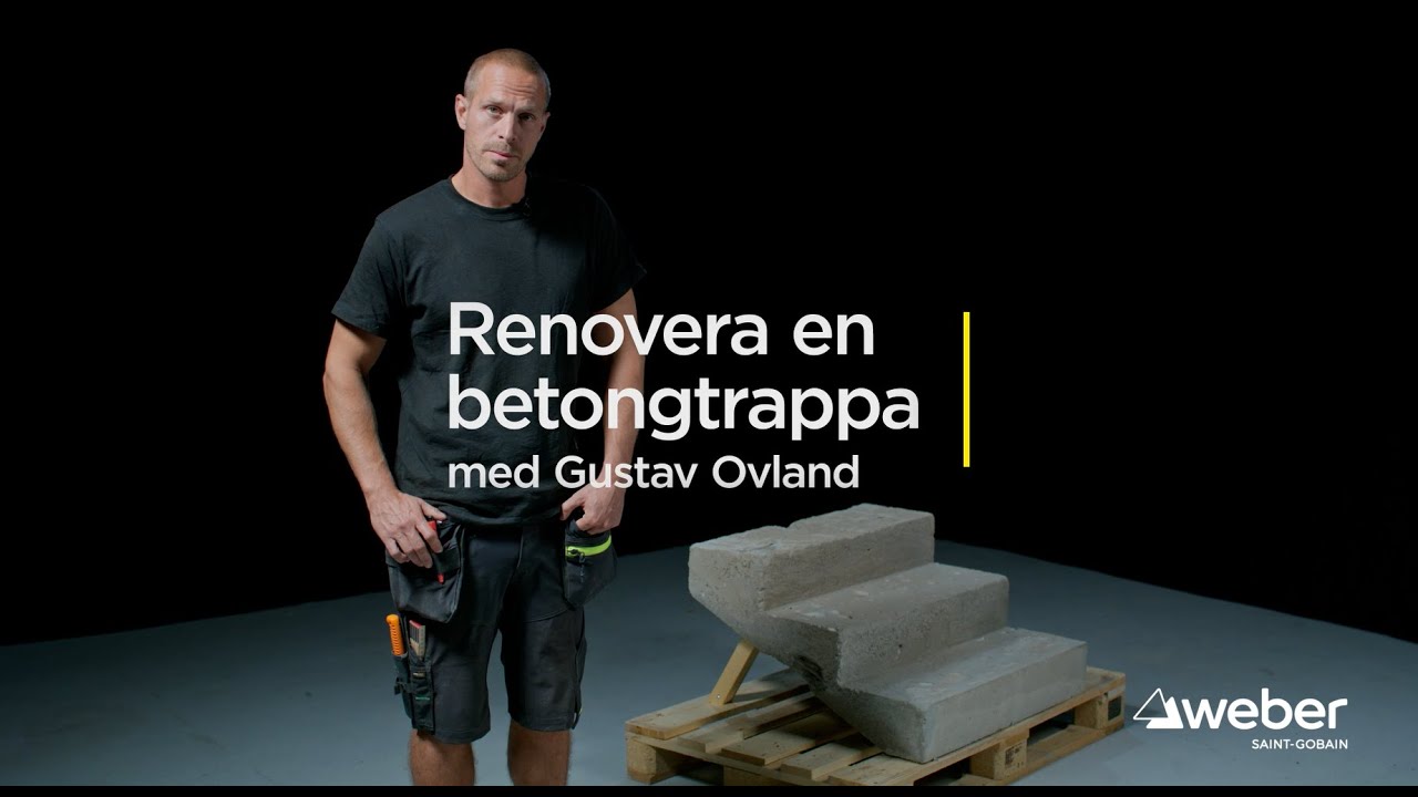 Renovera en skadad betongtrappa- så gör du!