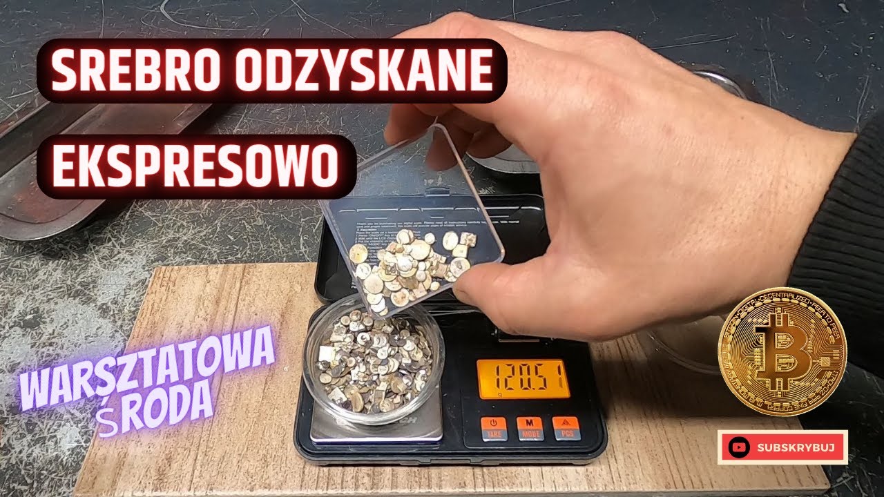 Szybki odzysk srebra ze styków. Takiej ilości się nie spodziewałem.