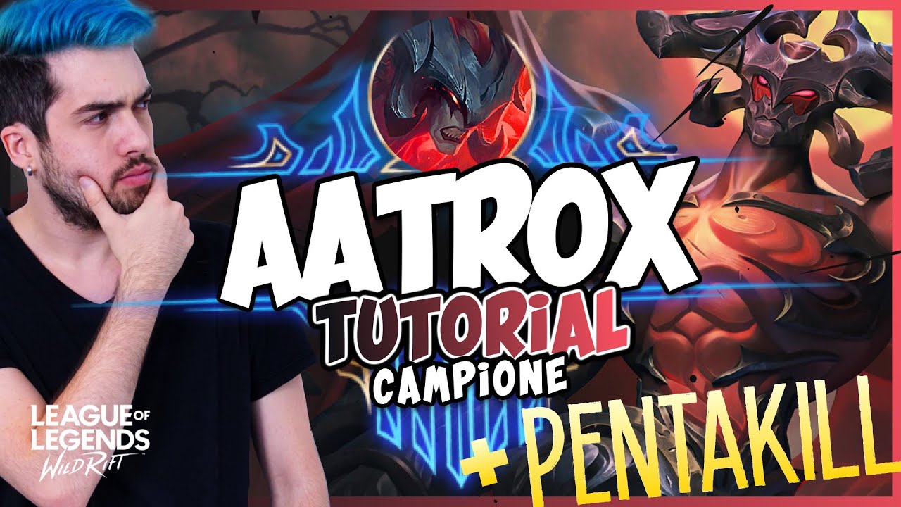 TUTORIAL AATROX E PENTAKILL | 16-3- 3 | Analisi Gameplay | Build & Rune