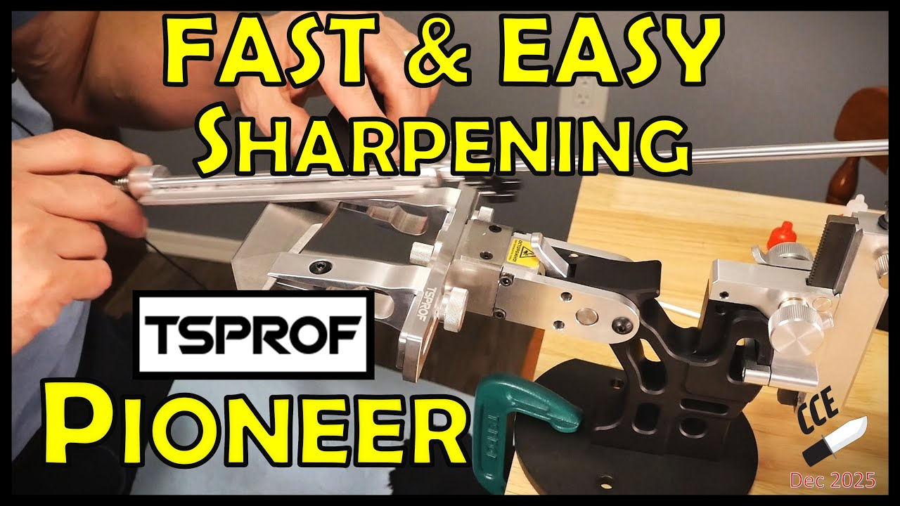 Fast & Easy Real-Time Sharpening with the @Tsprof Pioneer Sharpening System