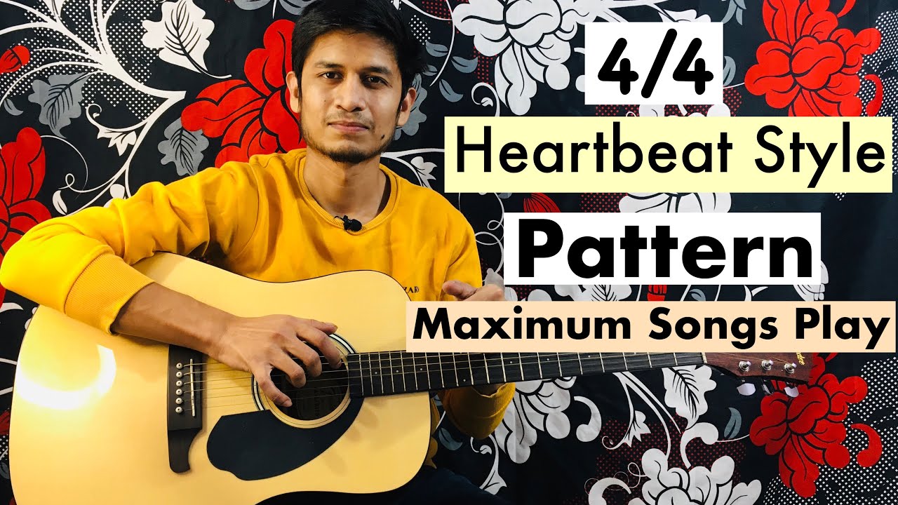 4/4 Heartbeat Style Pattern || Technical Guitarist Official