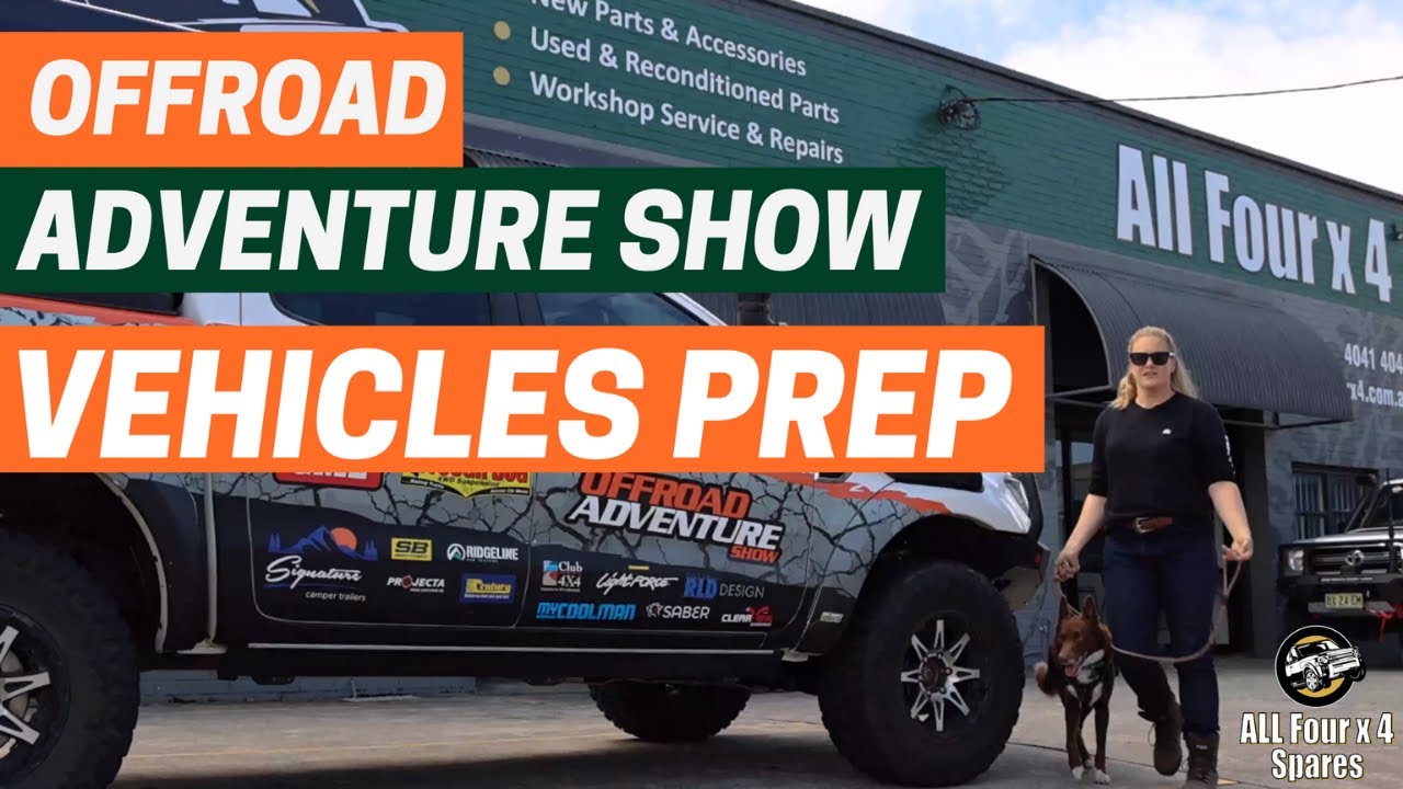 Alicia from the Offroad Adventure Show visiting All Four x 4 Spares facilities