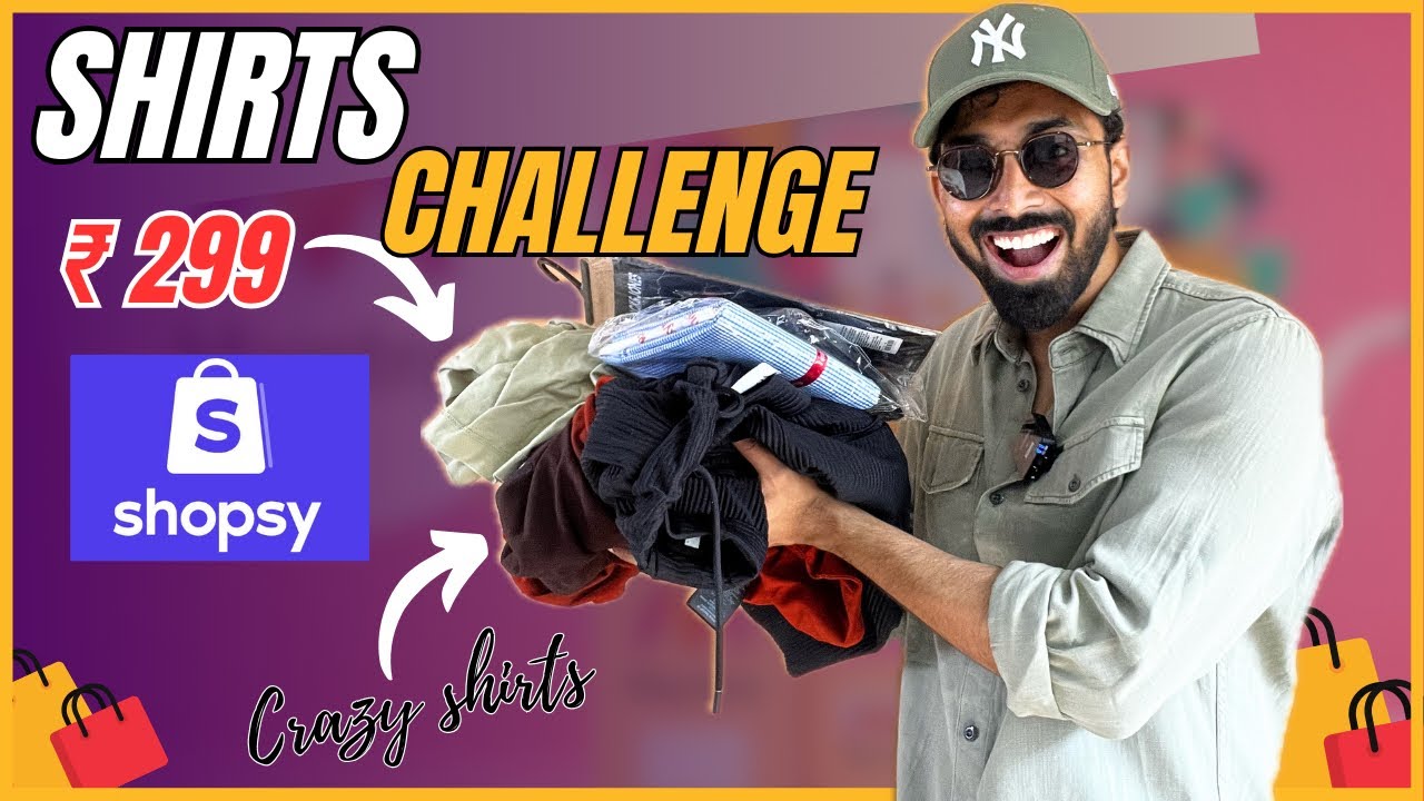 Under ₹299 Shirts Challenge| Shopsy haul Under ₹299