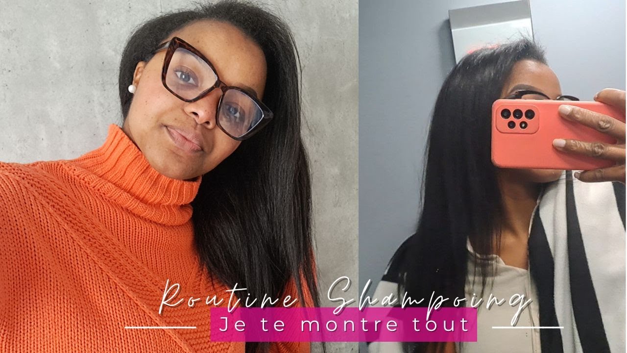 Ma Routine shampoing lissage tanin : shampoing, brushing, lissage
