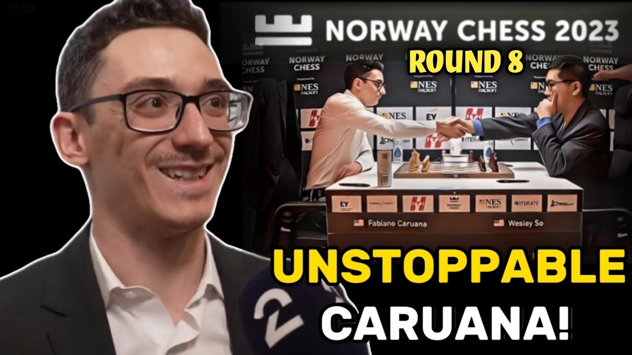 UNSTOPPABLE CARUANA!! Fabiano Caruana VS. Wesley So | NORWAY CHESS 2023 | ROUND 8
