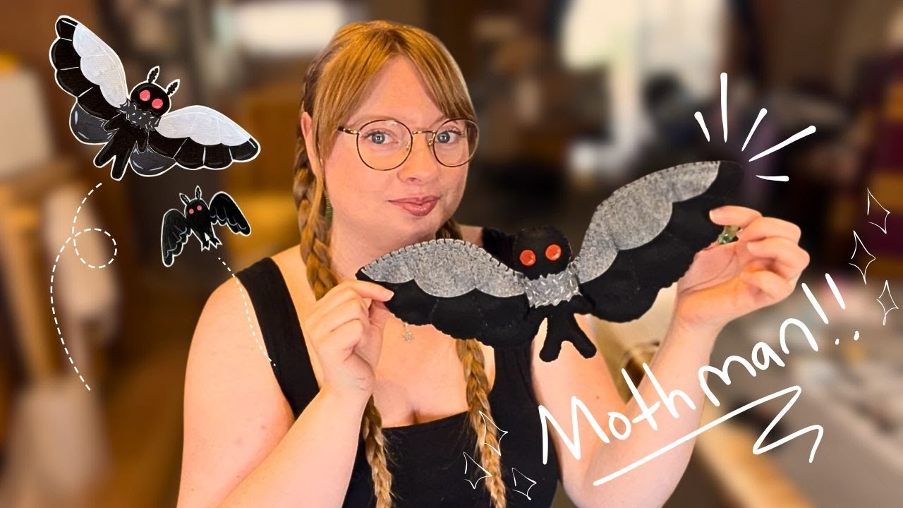 I Make A Felt Mothman Plushie
