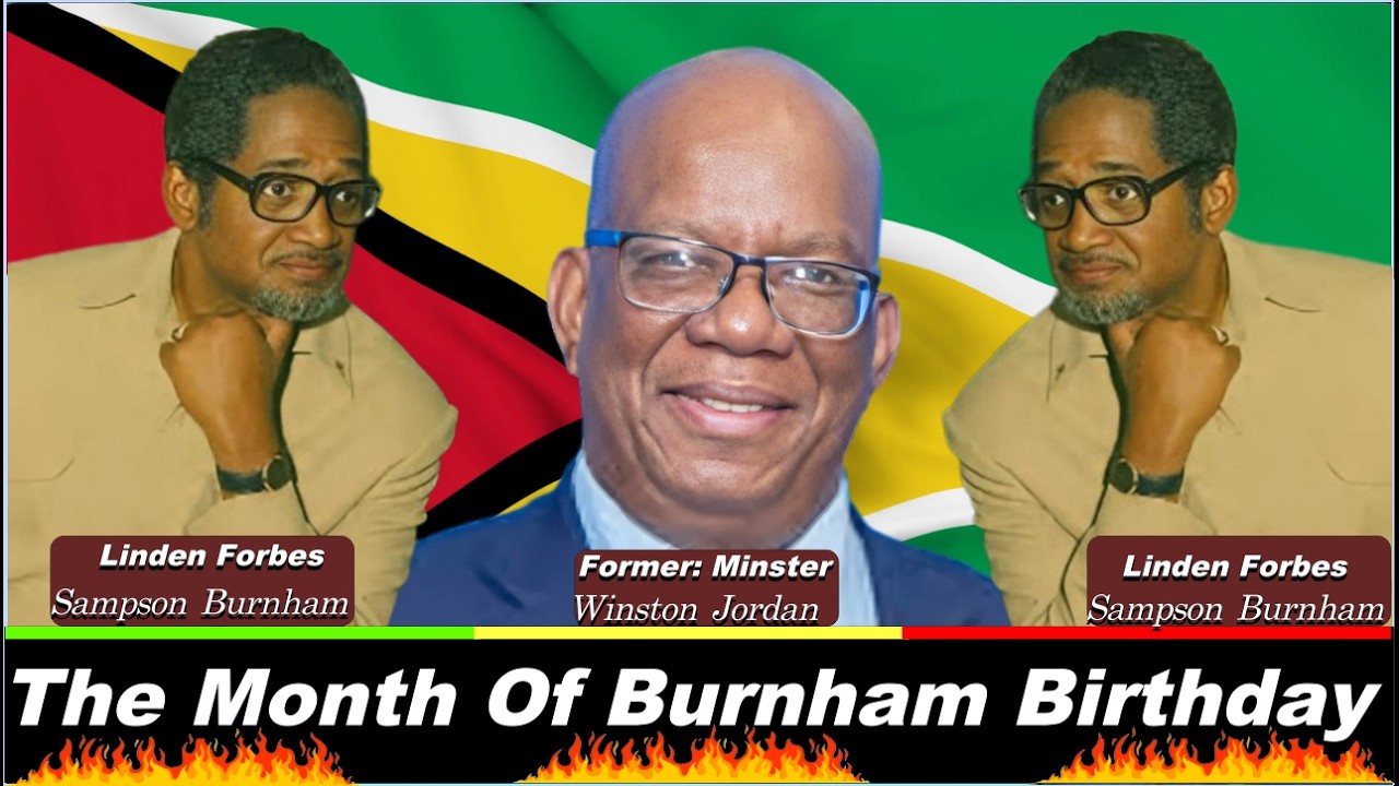 Winston Jordan, They Are Trying To Erase Burnham Legacy From This Country.🇬🇾