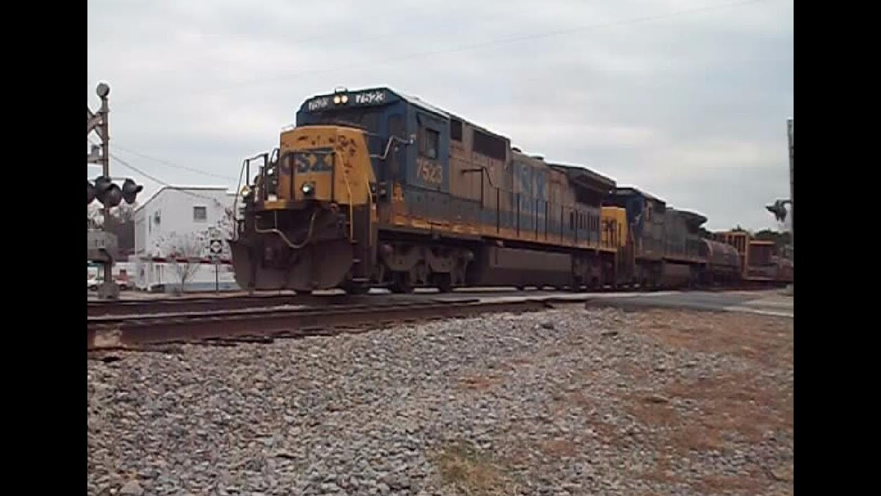 CSX RAILFANNING NORTH CAROLINA DECEMBER 2013.....VIDEO #215