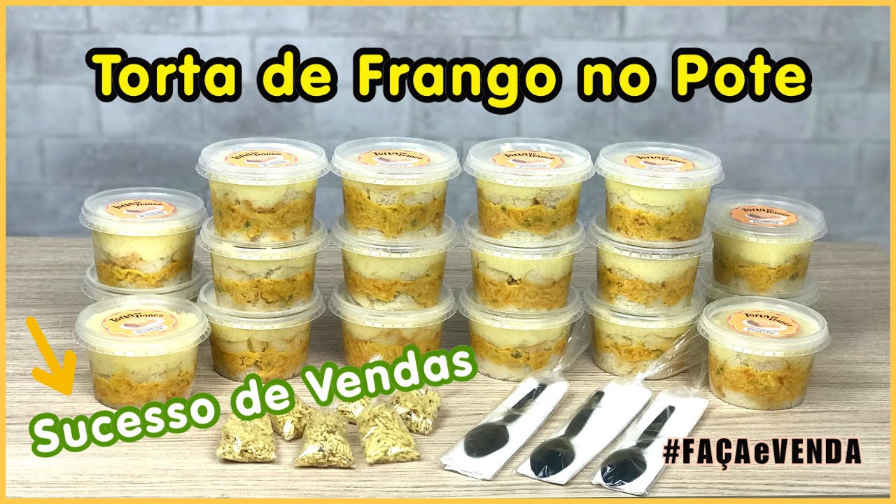 TORTA DE FRANGO NO POTE - COM PÃO
