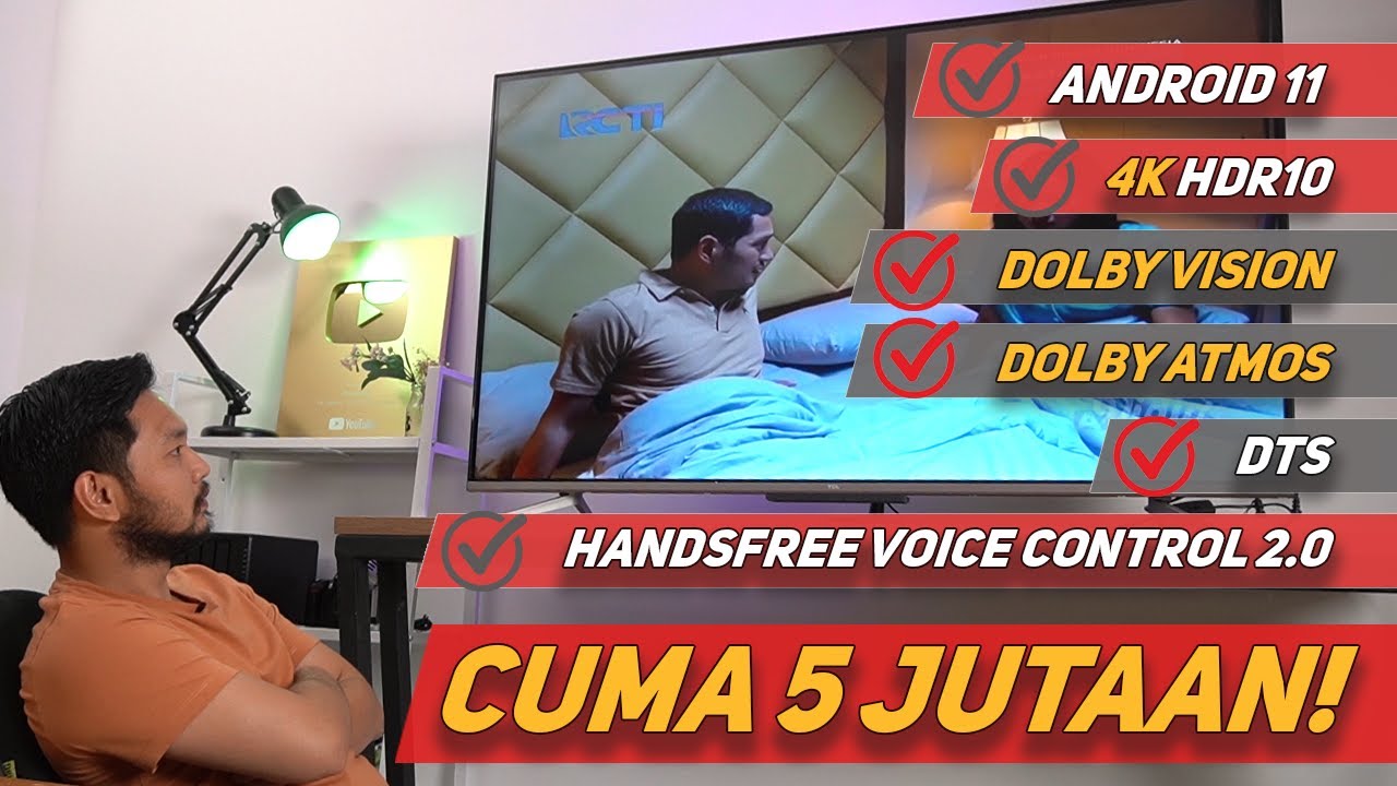 Nonton Ikatan Cinta GAK PERLU REMOTE! | Review Android 11 TV TCL A20!