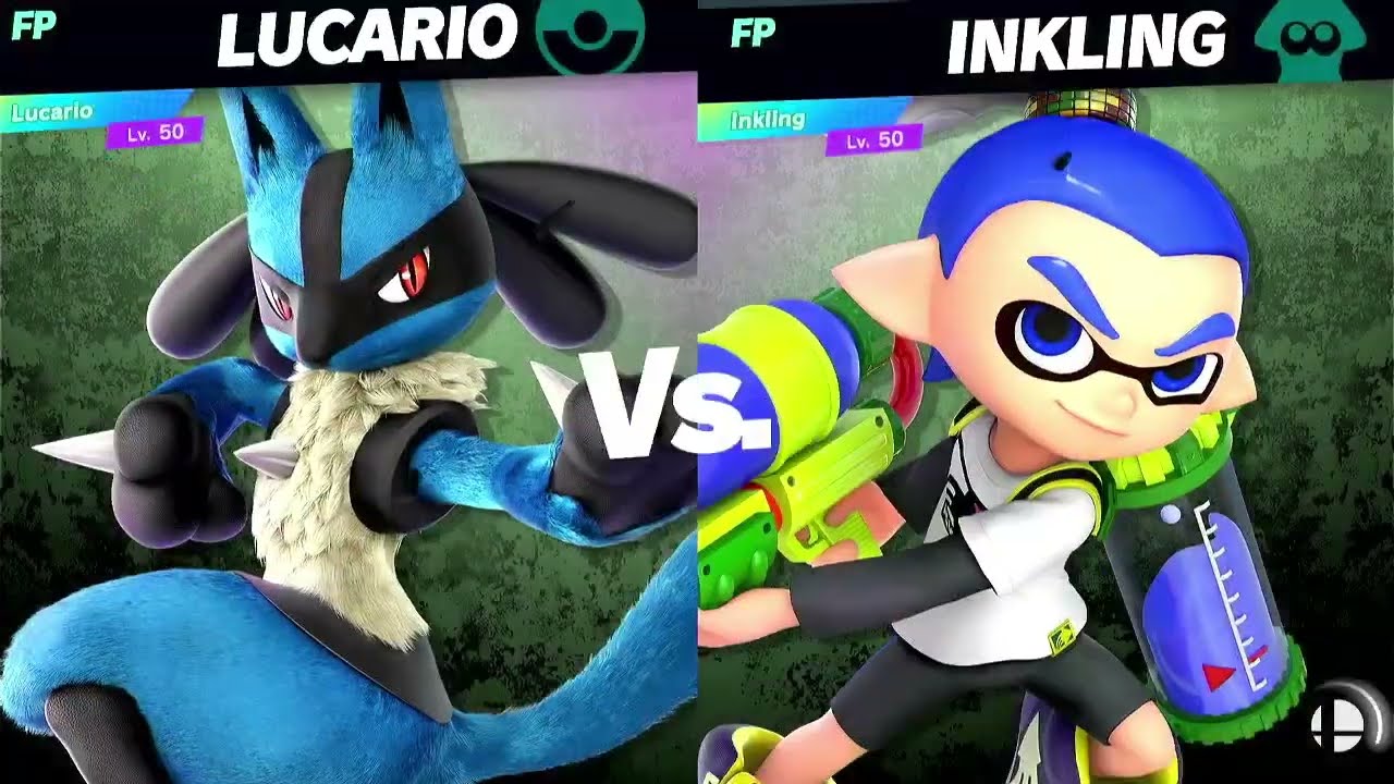 Super Smash Bros Ultimate Amiibo Fights Lucario vs the World EX vs Inkling
