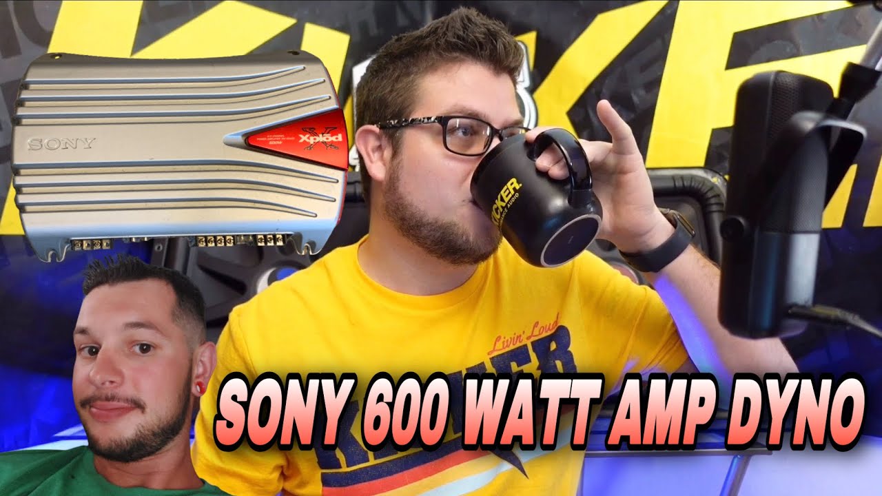 Sony 600 Watt Amp Dyno - Sony XM-554ZR