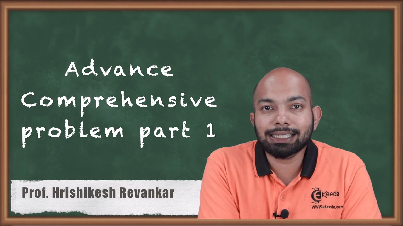 Problem on Advance Comprehensive Part 1 - Partnership Accounts - CA CPT Accounts