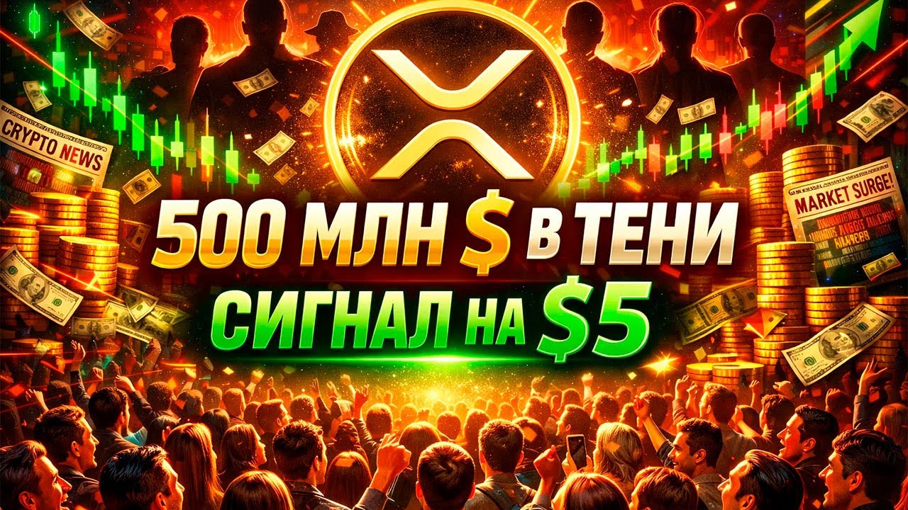 XRP ЛОМАЮТ ПЕРЕД РОСТОМ? 500 МЛН $ В ТЕНИ + СИГНАЛ НА $5 💣📈