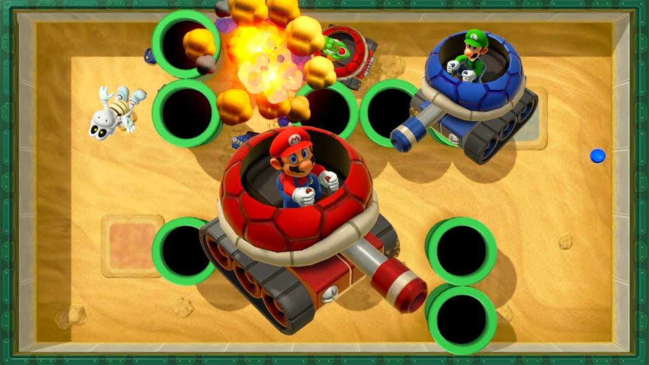 Super Mario Party - Toad's Rec Room: Shell Shocked Deluxe - Mario vs Luigi (very hard)