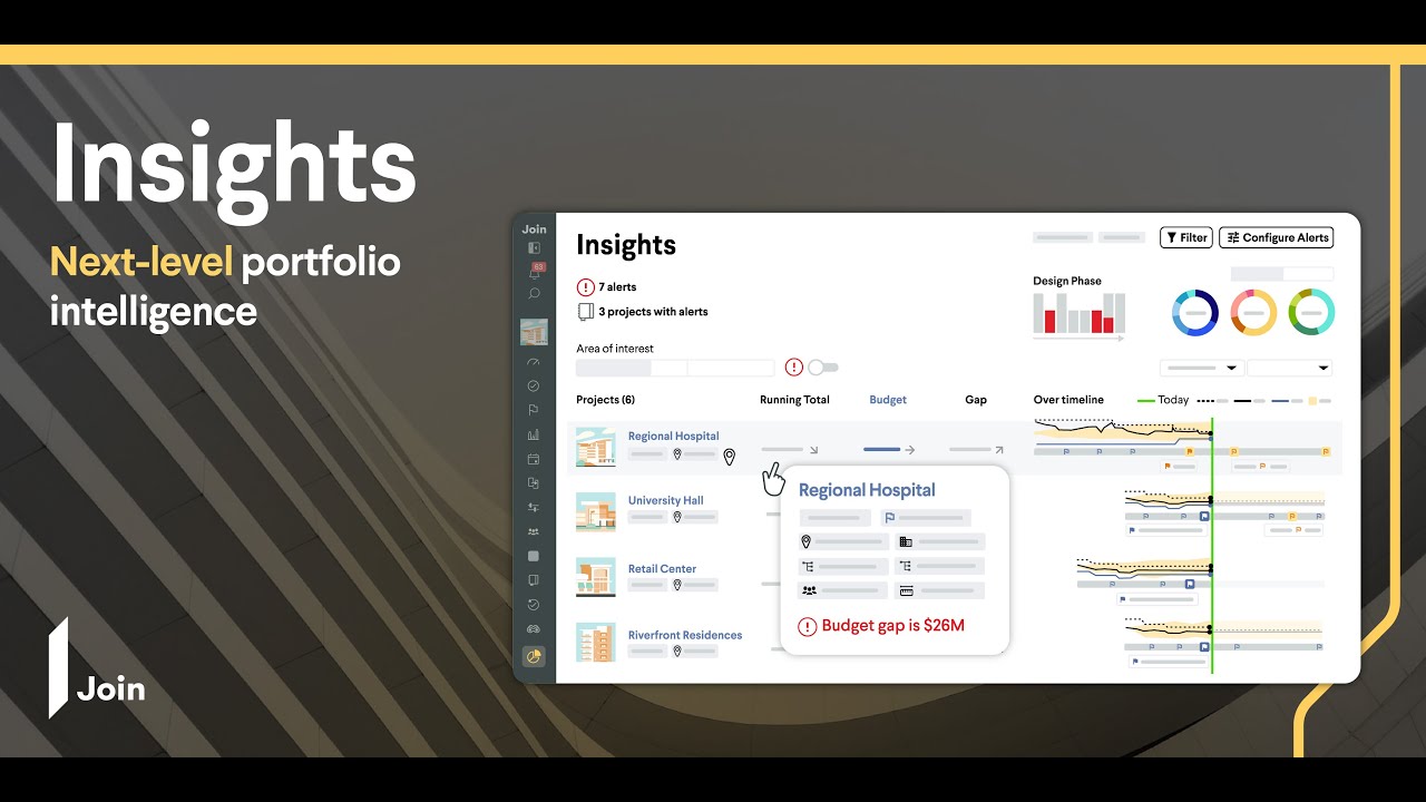 Webinar: Join Insights - Your new portfolio view of preconstruction project health