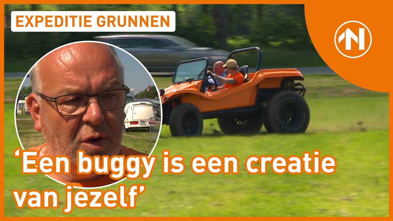 De stukken modder vliegen Ronald tegen het hoofd in Vlagtwedde