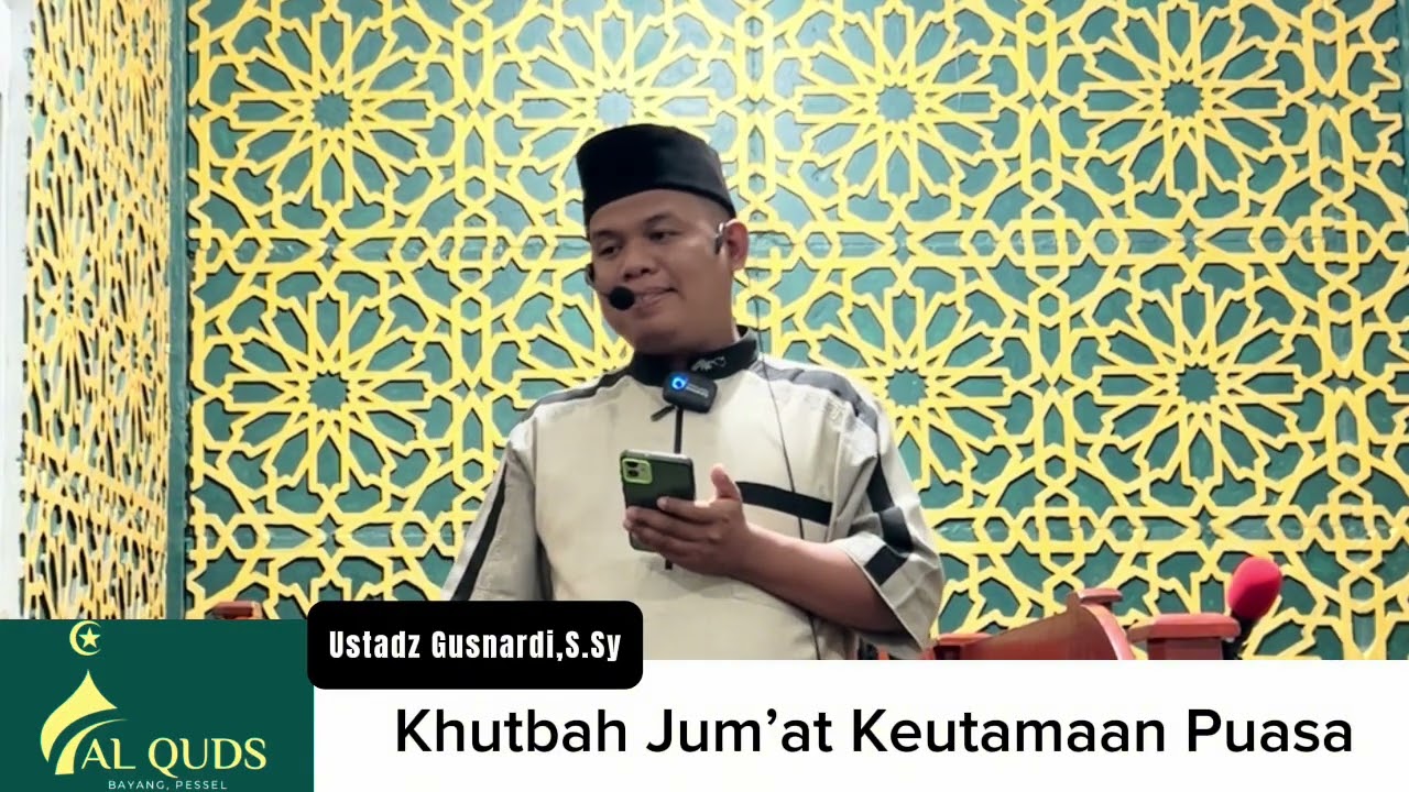 Khutbah Jum’at Keutamaan Puasa