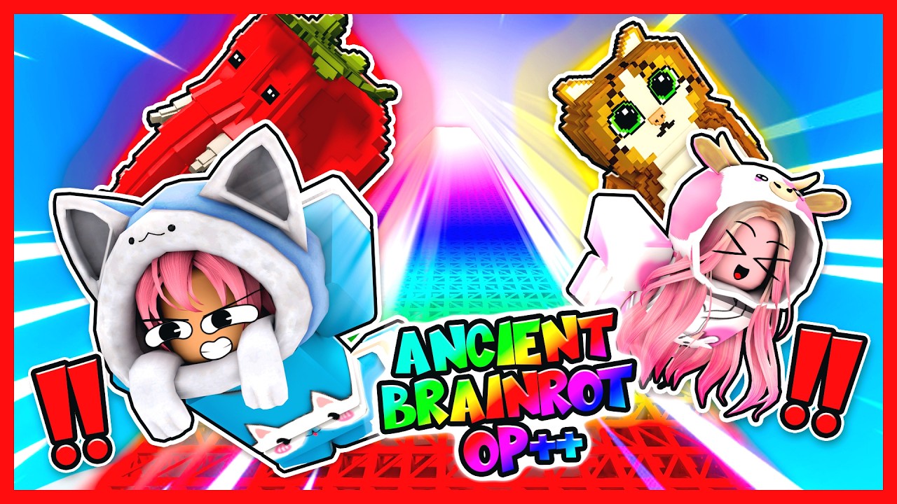ATUN & MOMON MANJAT DAN MENCURI BRAINROT !! Roblox