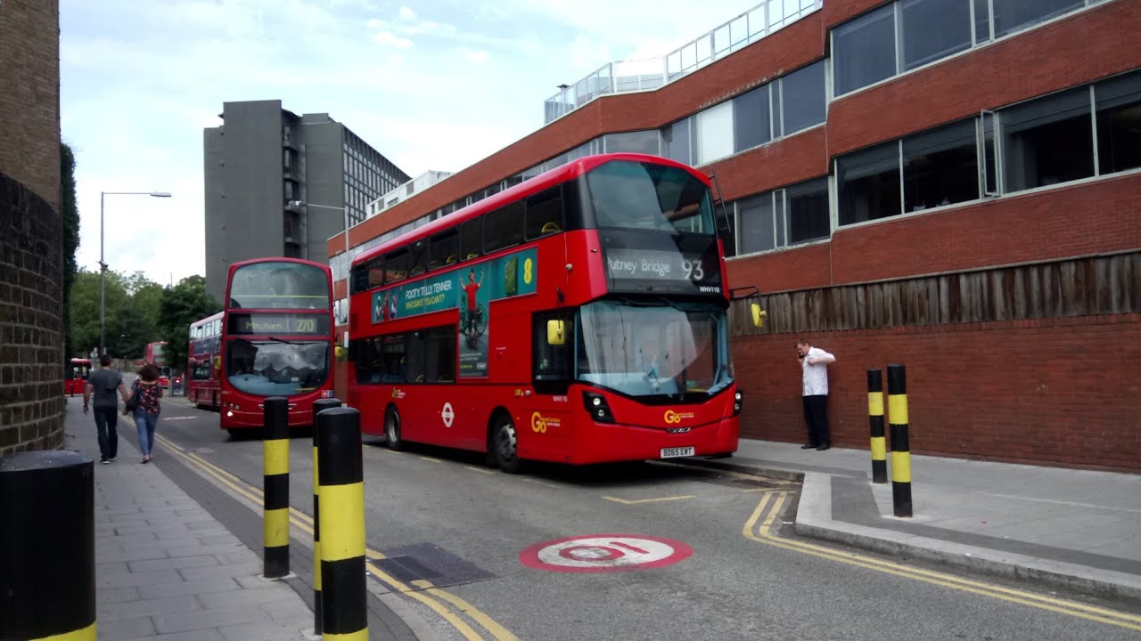 Full Journey on the Route 93 (WHV110 BD65EWT) Volvo B5LH/Wright Eclipse Gemini 3 Go-Ahead London