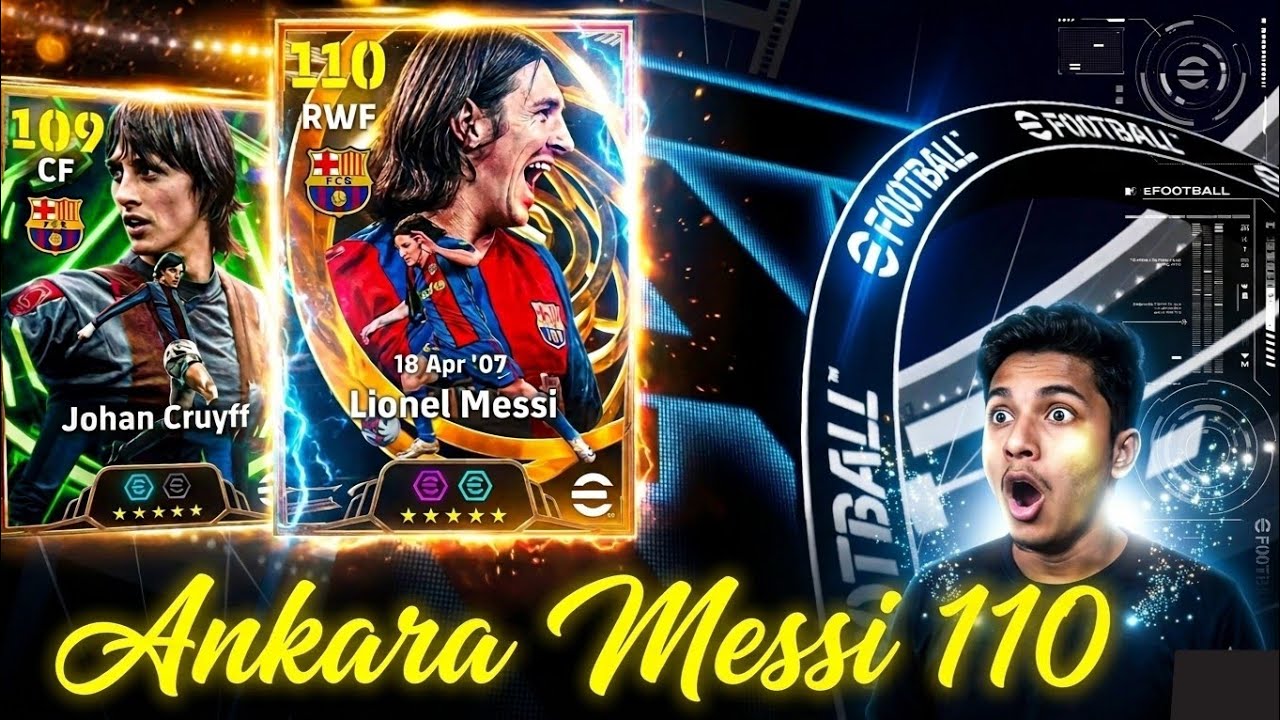 Messi 110 Pack Opening || Ankara Messi 110 ||Pack Opening efootball || মেসি প্যাক ওপেনিং || মেসি ১১০