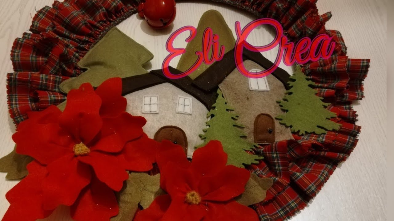 🎄🚪FuoriPorta Natale 2019 - fiocco nascita - CARTA MODELLO GRATUITO